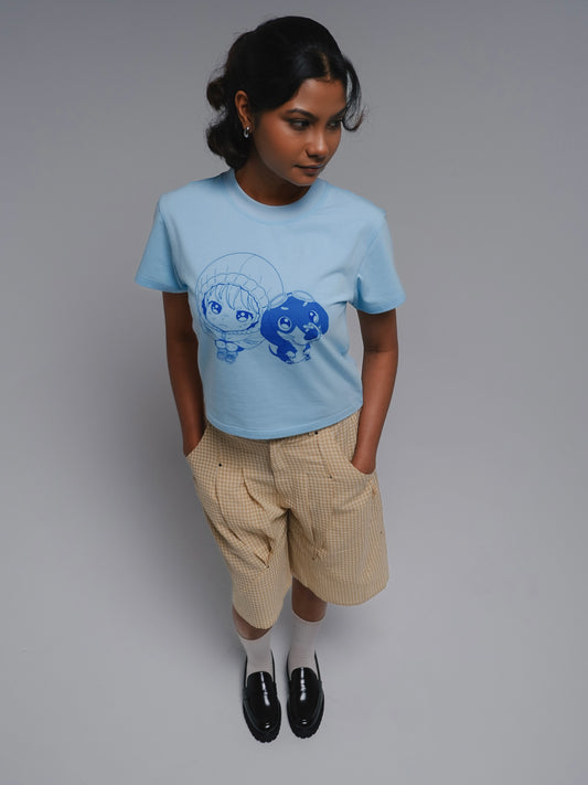 Best Friends Baby Tee - Sky