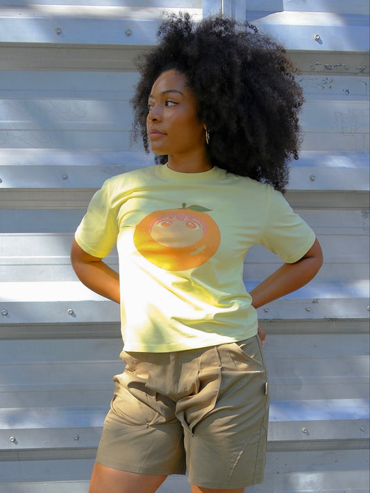 Tangerine Baby Tee - Lemon