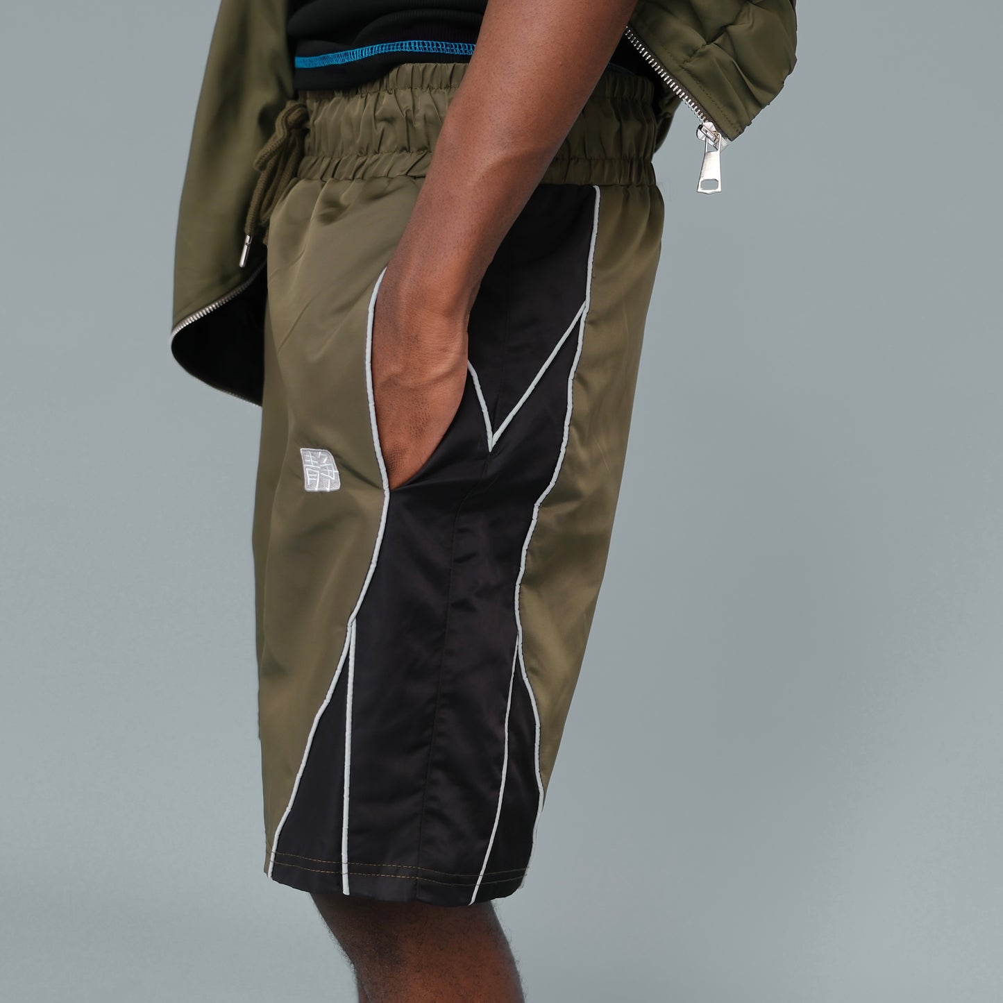 Circuit Shorts -  Olive / Black
