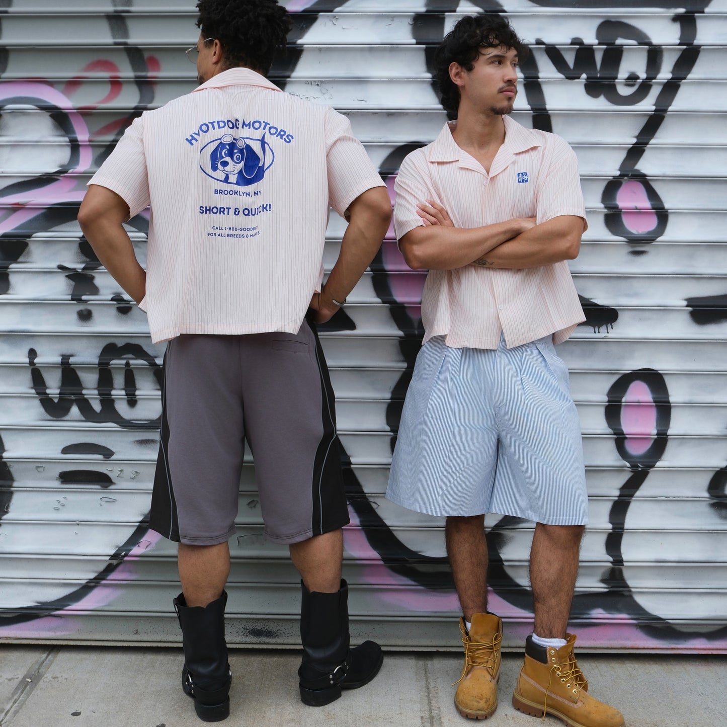 Hyotdog Motors Shirt - Salmon