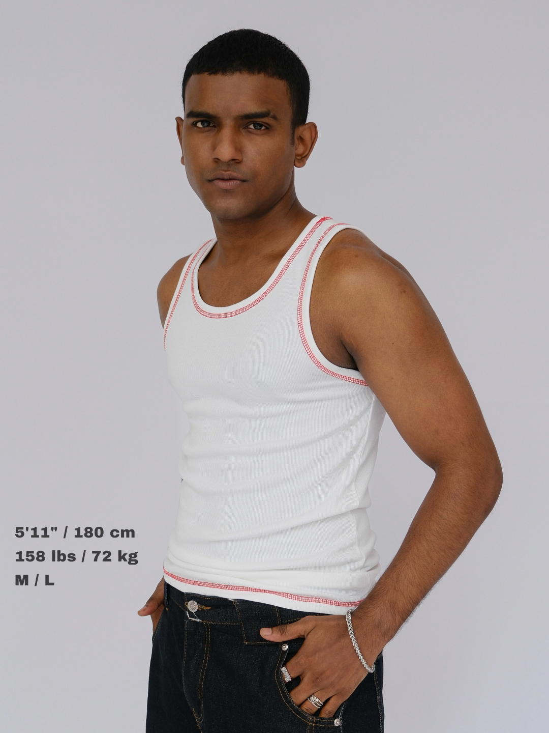 (2) Cloud Rib Tank (2-Pack) - Black / White