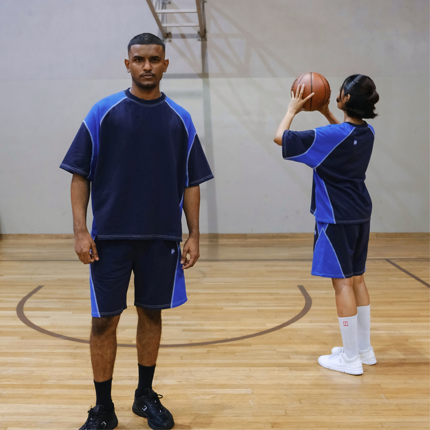 Arc Tee - Navy / Cobalt