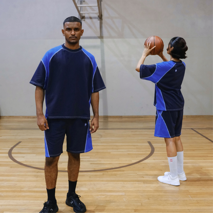 Arc Tee - Navy / Cobalt