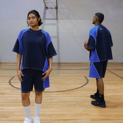Arc Tee - Navy / Cobalt