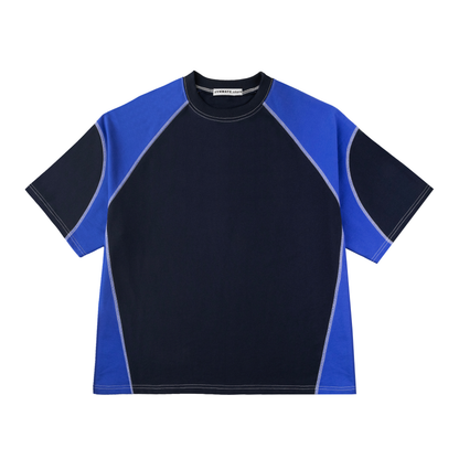 Arc Tee - Navy / Cobalt