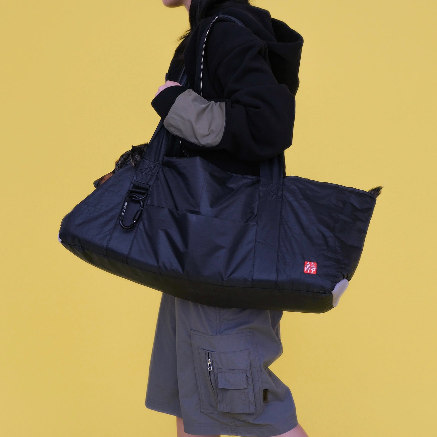 Hyotdog Cruiser Tote  - Black