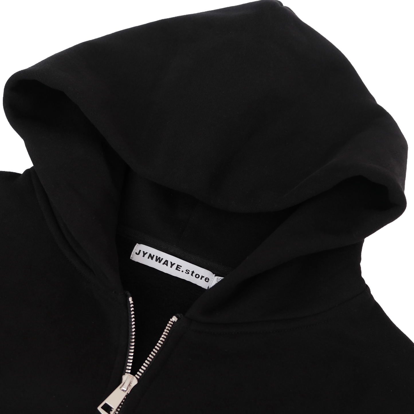 Zip-Zip Hoodie - Black / Sage
