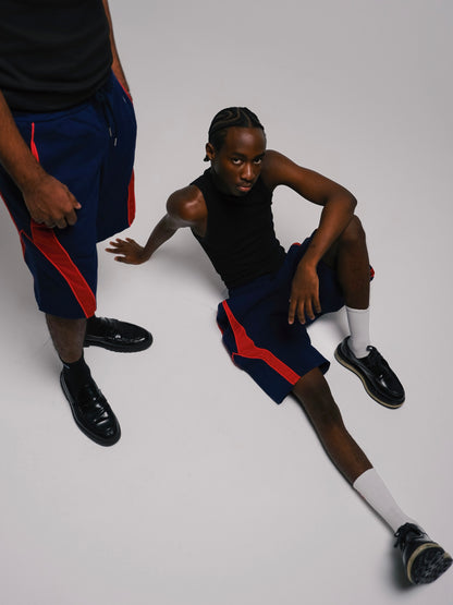 Midnight Shorts -  Navy / Red