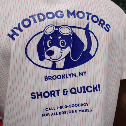Hyotdog Motors Shirt - Salmon