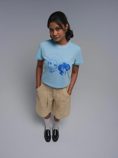 Best Friends Baby Tee - Sky