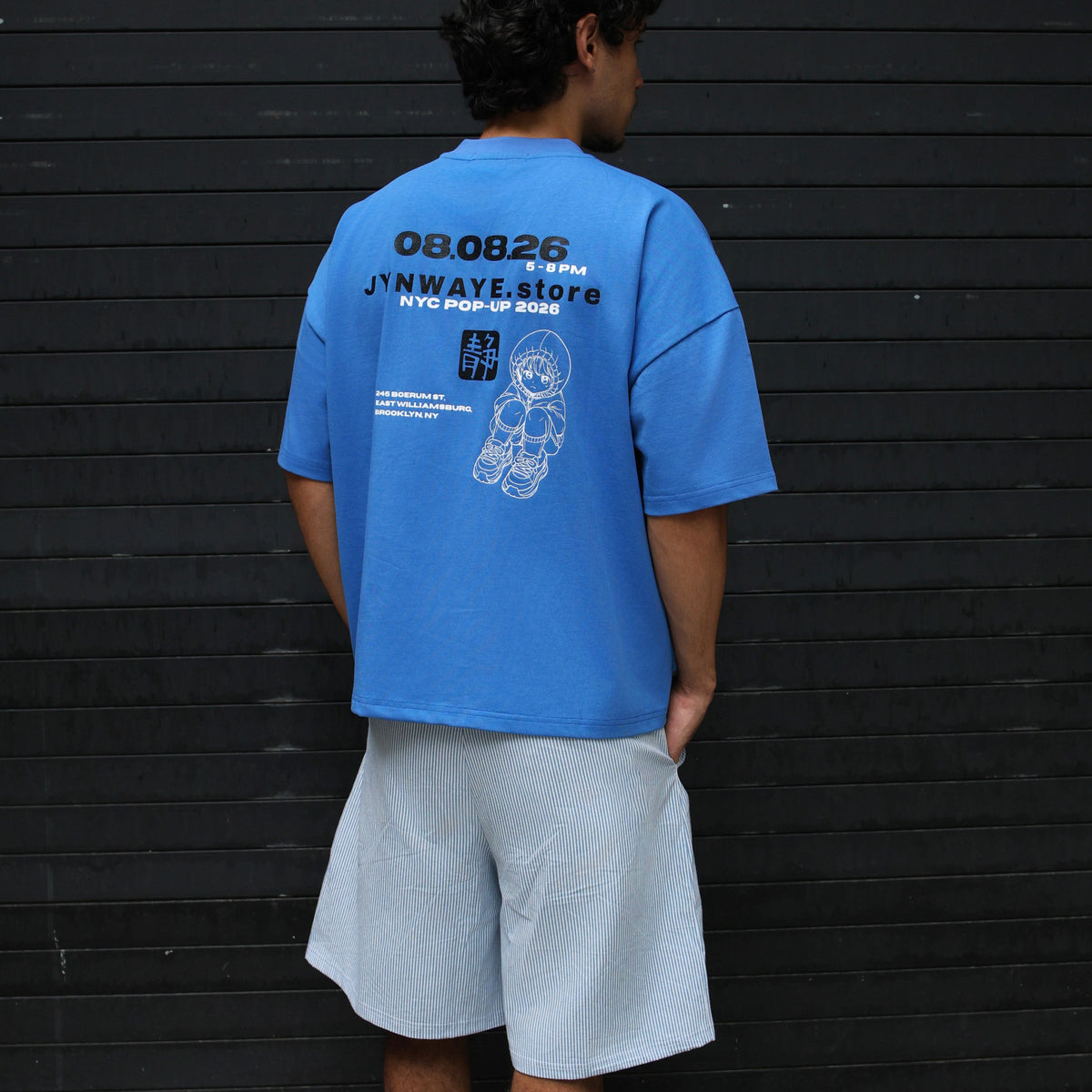 NYC Pop-Up Tee - Cobalt