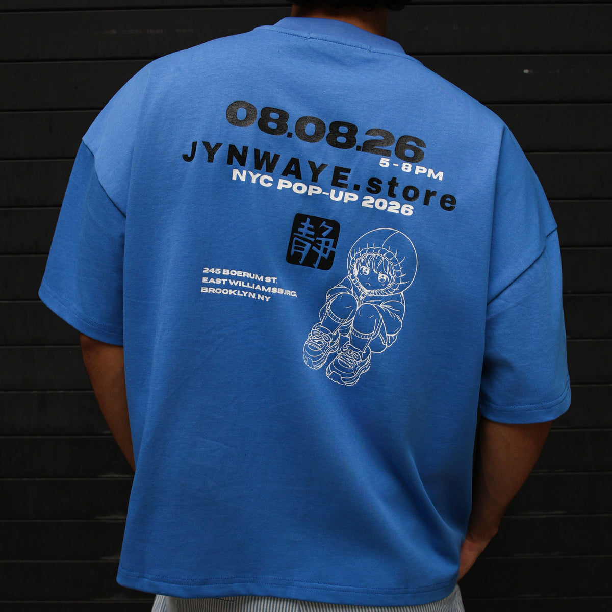 NYC Pop-Up Tee - Cobalt