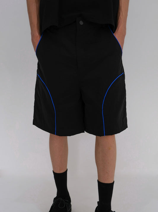 Transit Shorts -  Black / Cobalt