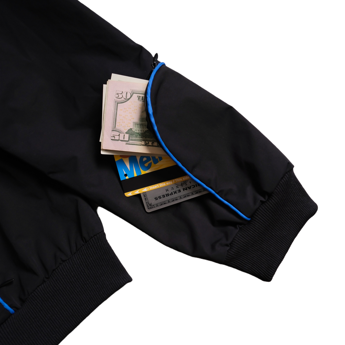 Transit Jacket - Black / Cobalt