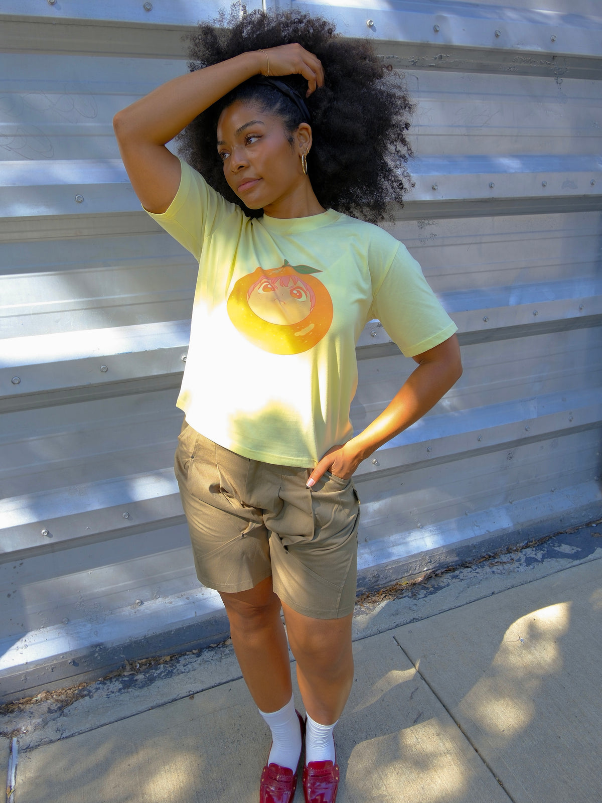 Tangerine Baby Tee - Lemon