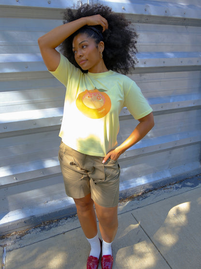 Tangerine Baby Tee - Lemon
