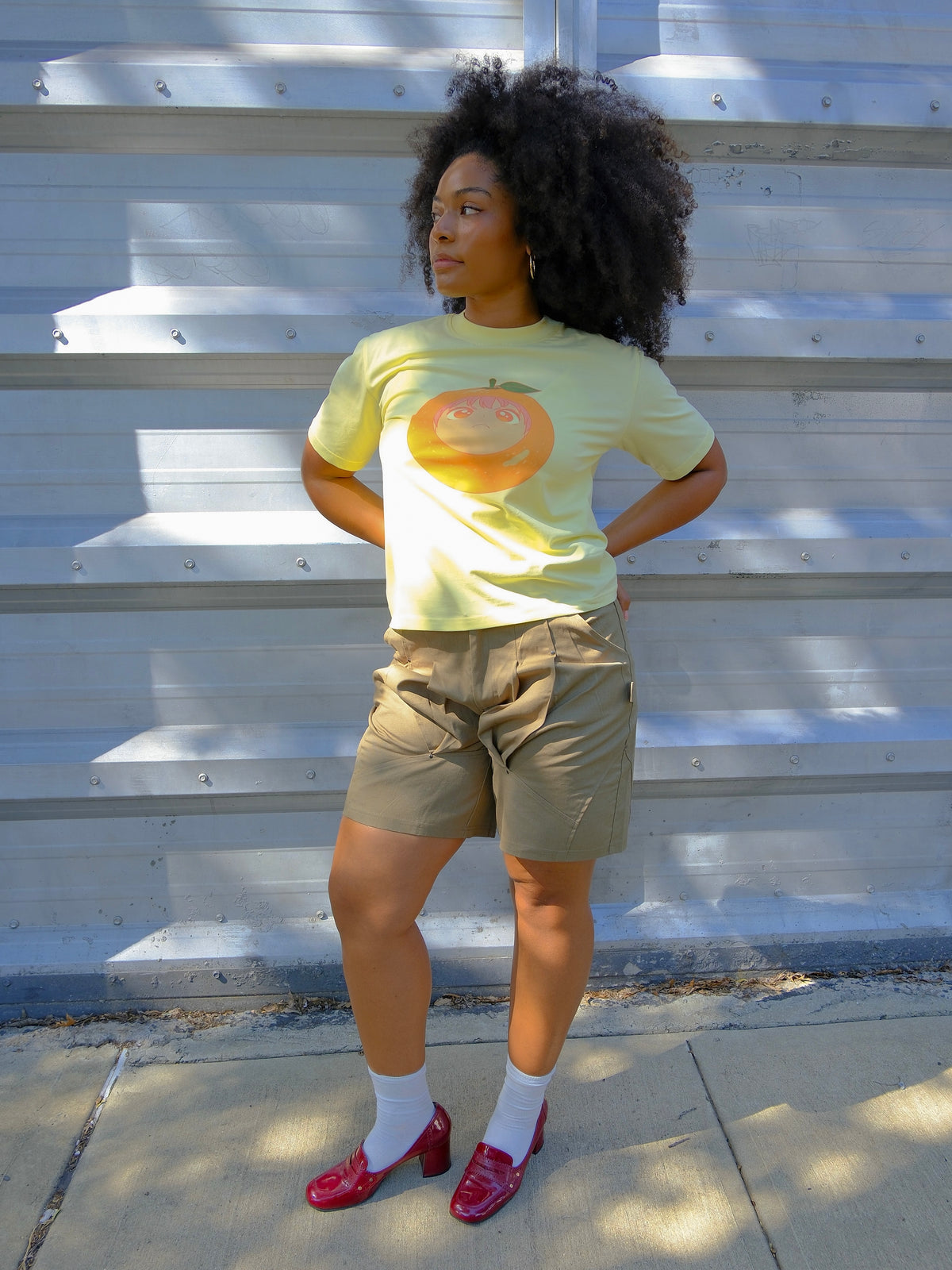Tangerine Baby Tee - Lemon