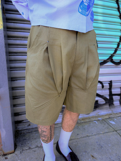 Lantern Shorts -  Olive