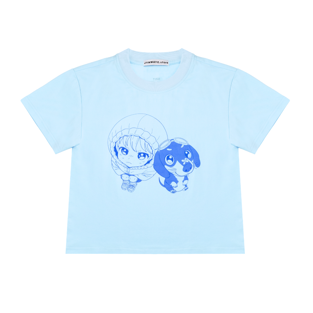 Best Friends Baby Tee - Sky