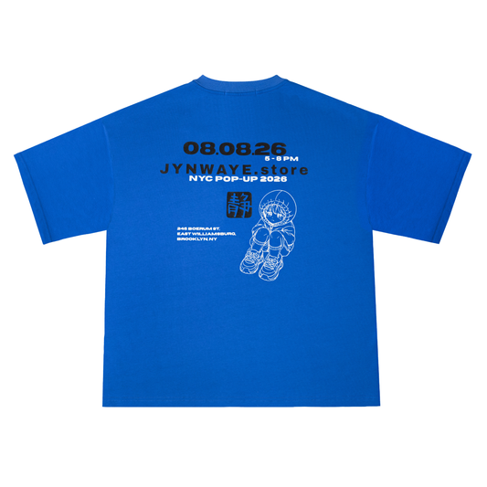 NYC Pop-Up Tee - Cobalt