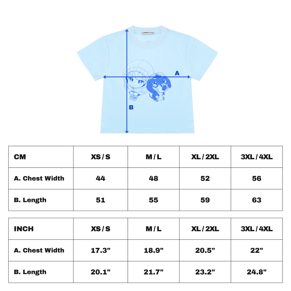 Best Friends Baby Tee - Sky