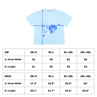 Best Friends Baby Tee - Sky