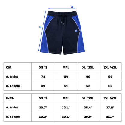 Arc Shorts - Navy / Cobalt