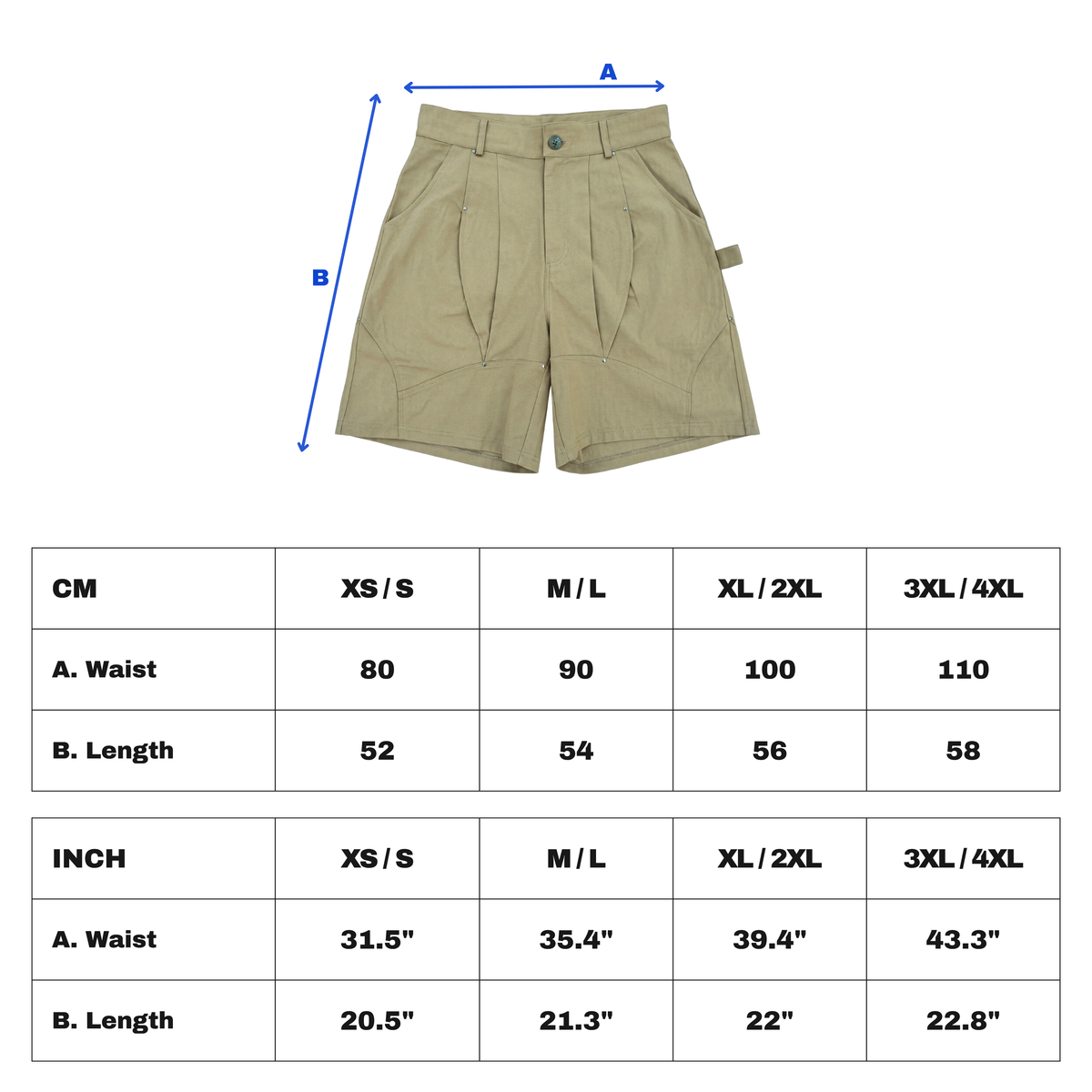 Lantern Shorts -  Olive
